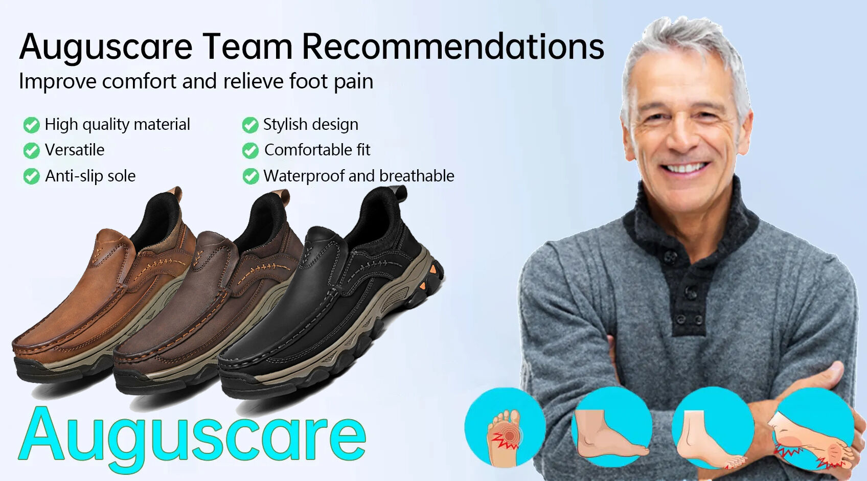 Enjerr Enjerr Orthopedic Balance Shoes Men For Balance Enjerr Men's Orthopedic ...